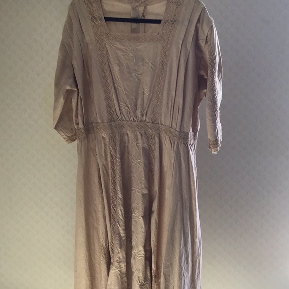 Magnolia Pearl Dresses & Skirts - Magnolia pearl cotton dress heavy embroidery vintage lace